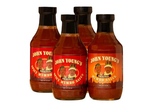 John Young’s Original Mumbo Sauce — Legacy 4-Pack (2 Original + 2 Spicy)