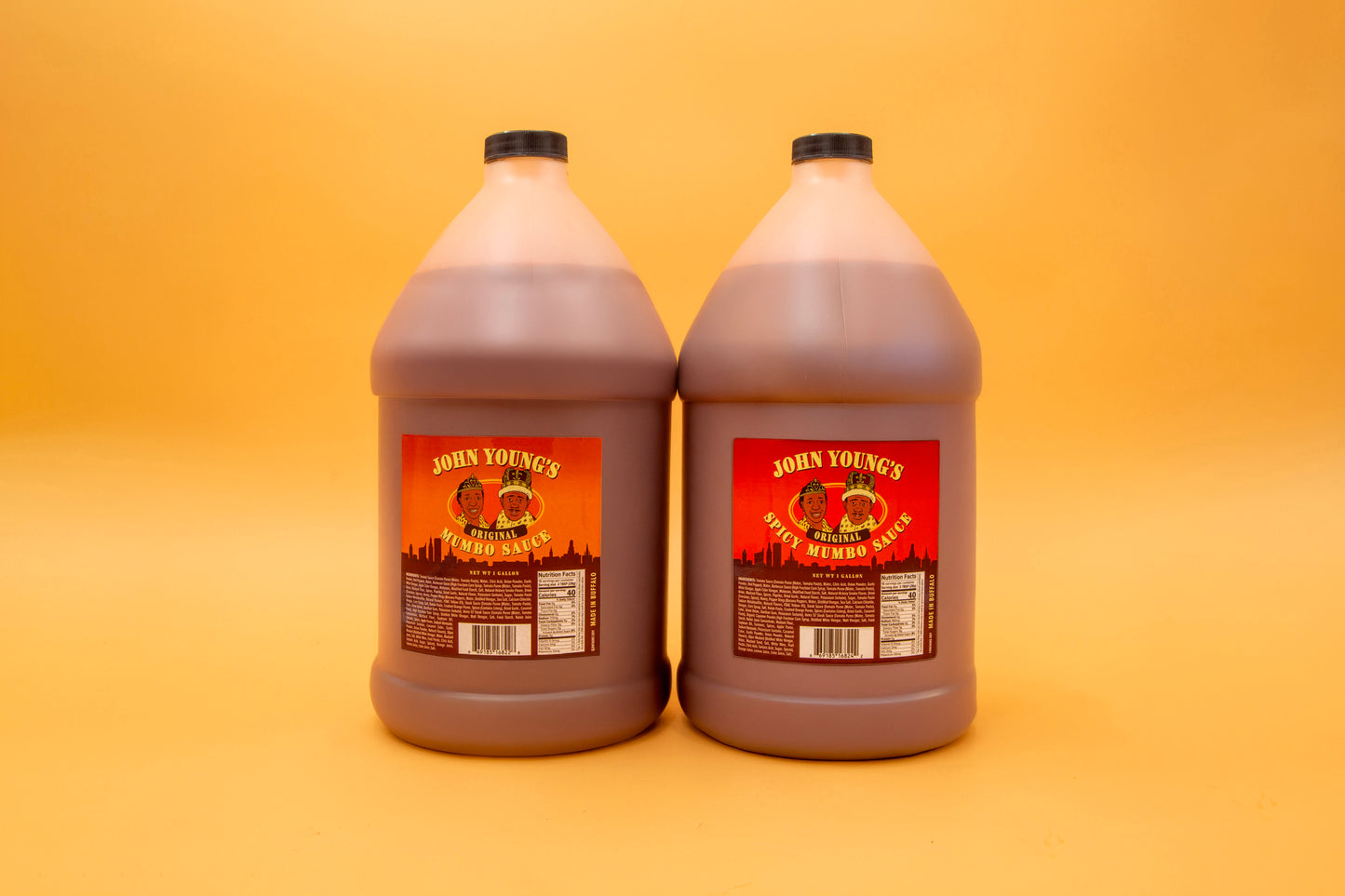 John Young's Original Spicy Mumbo Sauce Gallon Container