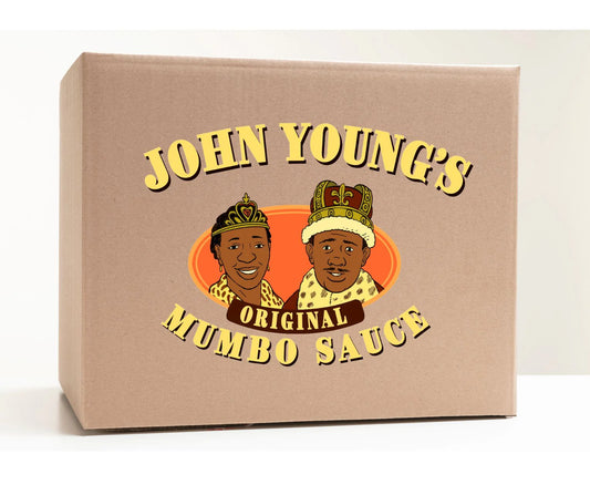 John Young's Original Spicy Mumbo Sauce (CASE/ 12 x 16 oz. bottles)